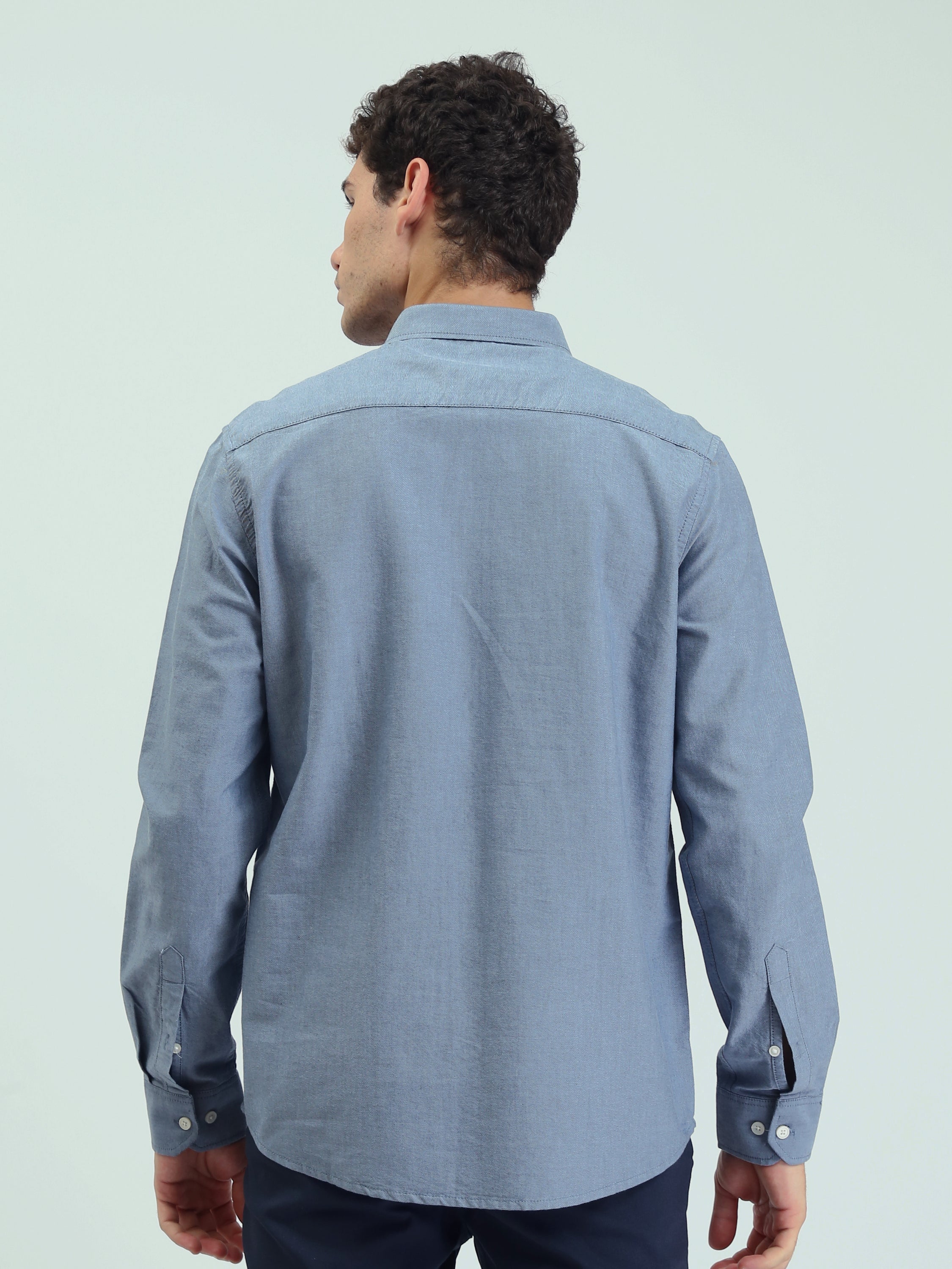 Chemise Homme Regular à Manches Longues et Col Boutonné - SHI25GEOR19000TM1
