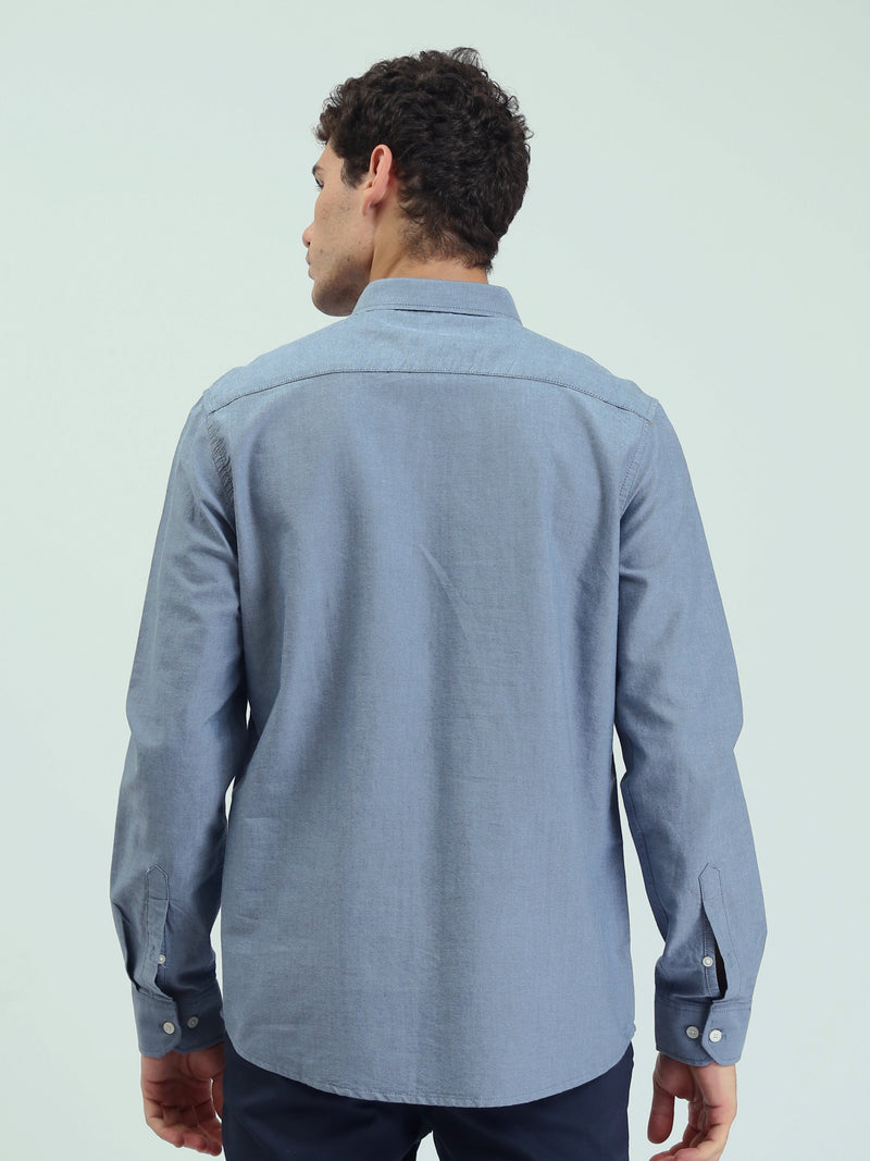 Chemise Homme Regular à Manches Longues et Col Boutonné - SHI25GEOR19000TM1