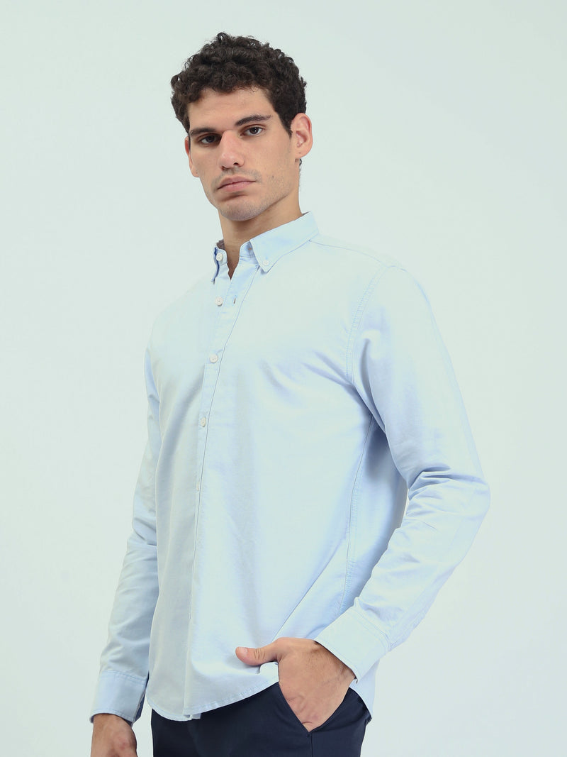 Chemise Homme Regular à Manches Longues et Col Boutonné - SHI25GEOR19000TM1