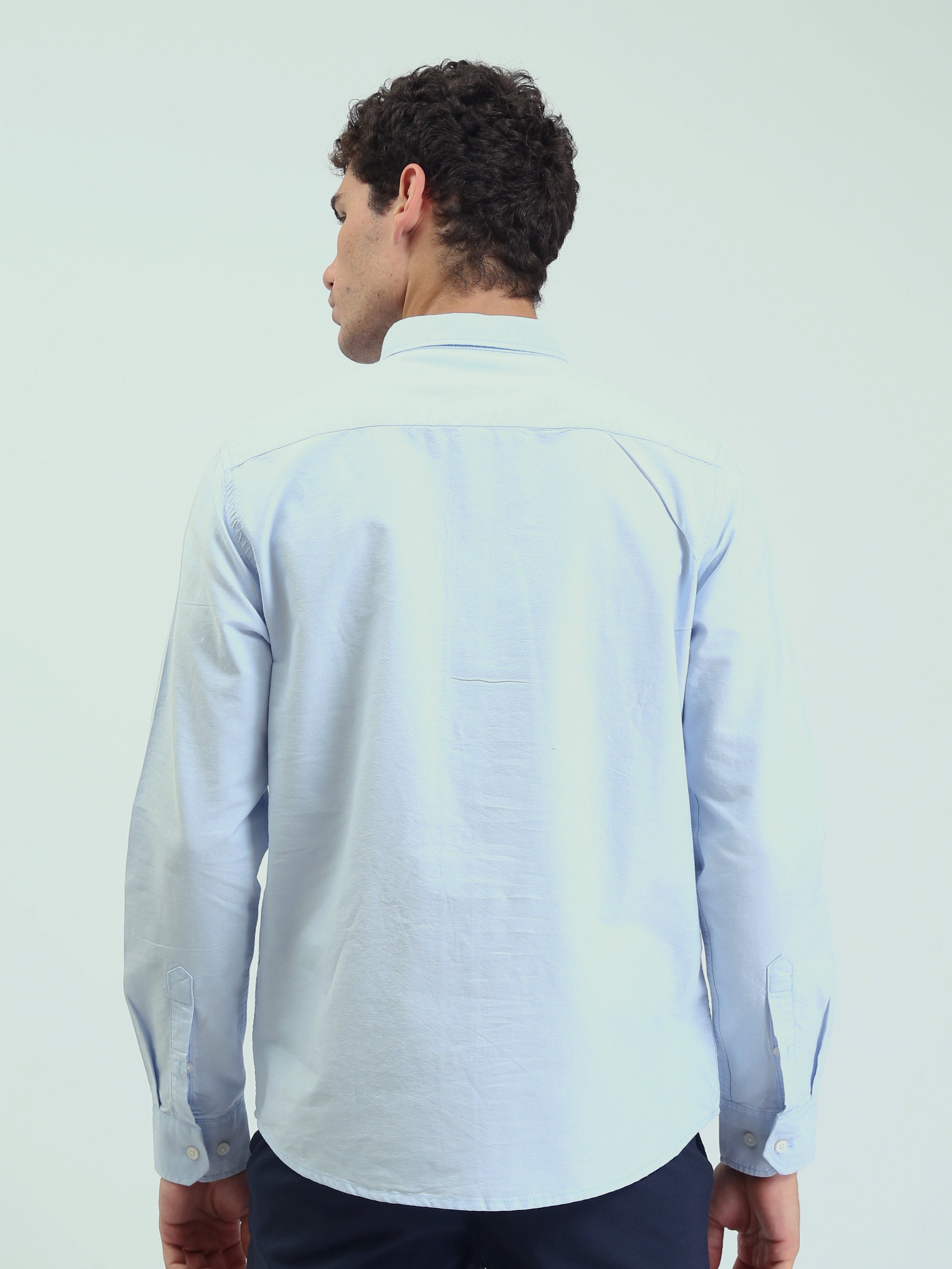 Chemise Homme Regular à Manches Longues et Col Boutonné - SHI25GEOR19000TM1