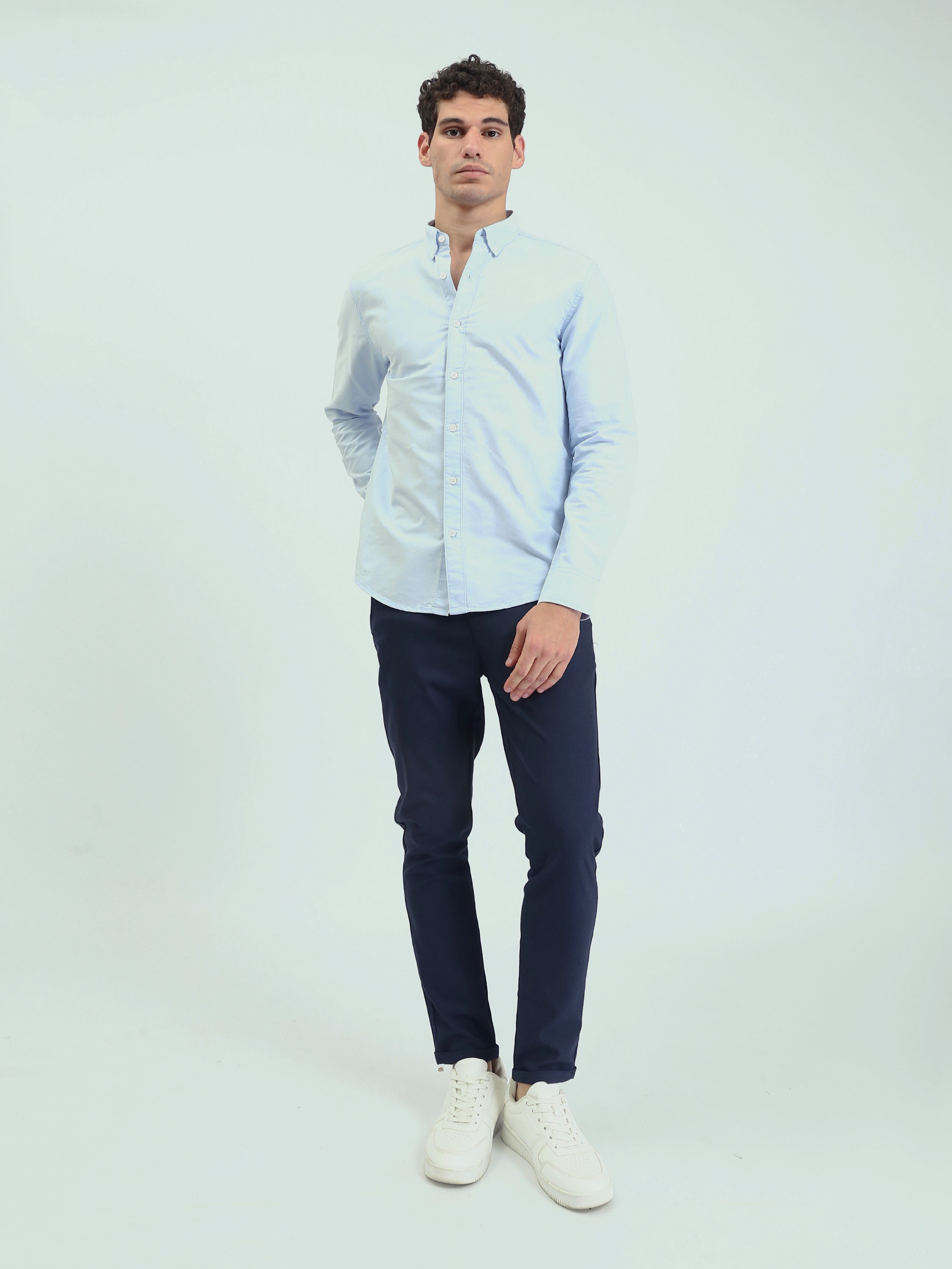 Chemise Homme Regular à Manches Longues et Col Boutonné - SHI25GEOR19000TM1