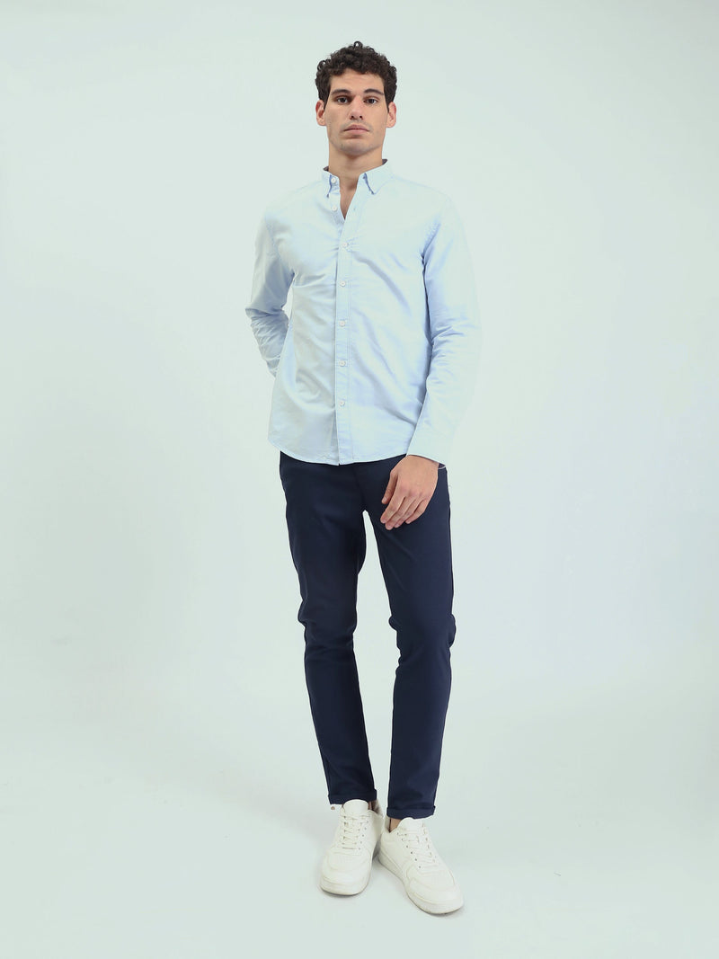 Chemise Homme Regular à Manches Longues et Col Boutonné - SHI25GEOR19000TM1