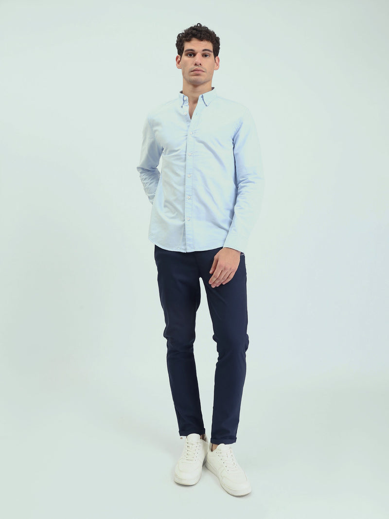 Chemise Homme Regular à Manches Longues et Col Boutonné - SHI25GEOR19000TM1