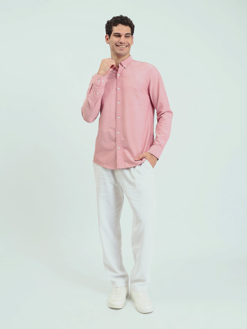 Chemise Homme Regular à Manches Longues et Col Boutonné - SHI25GEOR19000TM1