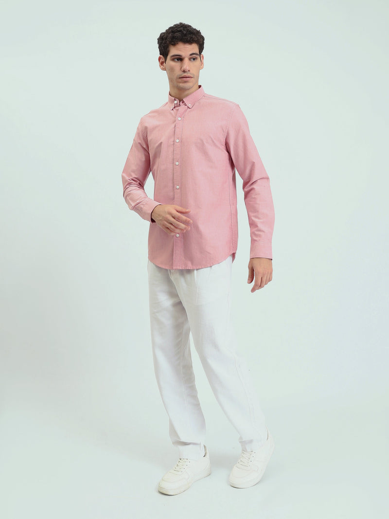 Chemise Homme Regular à Manches Longues et Col Boutonné - SHI25GEOR19000TM1