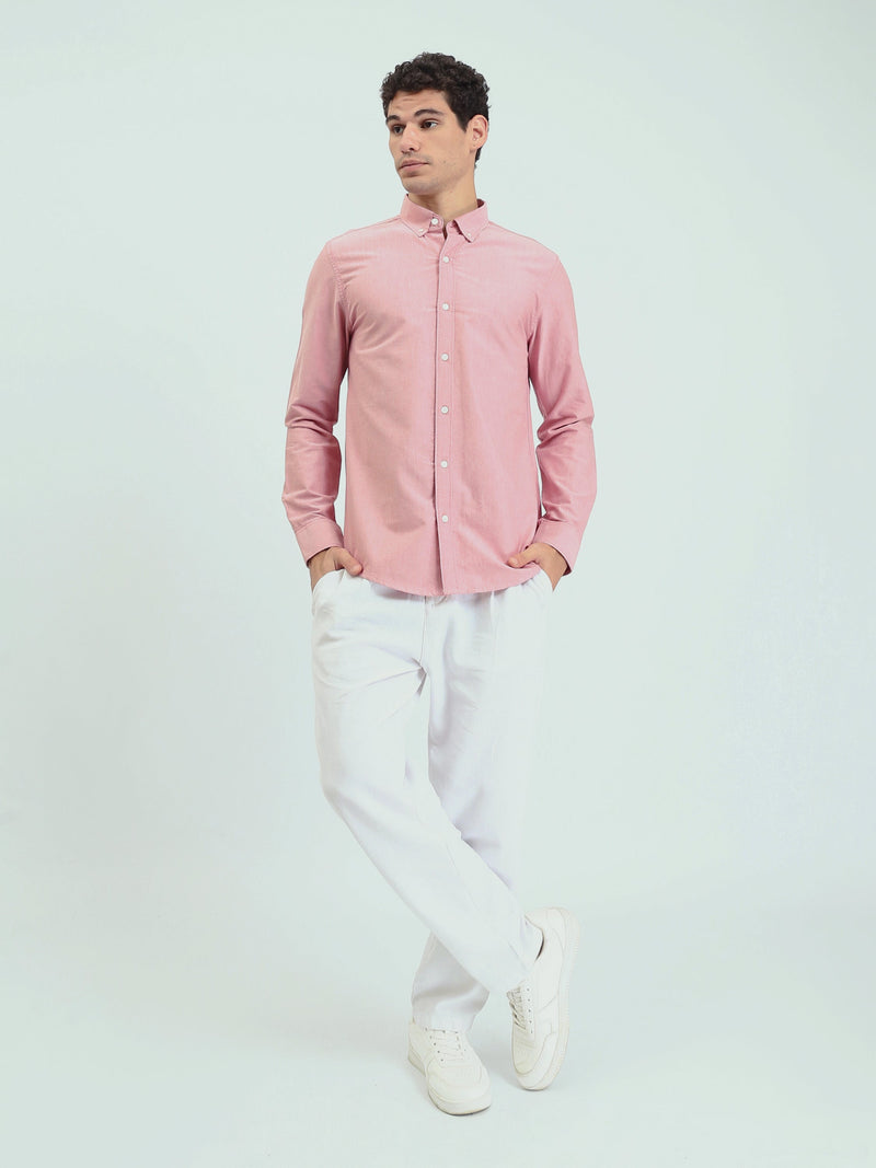 Chemise Homme Regular à Manches Longues et Col Boutonné - SHI25GEOR19000TM1