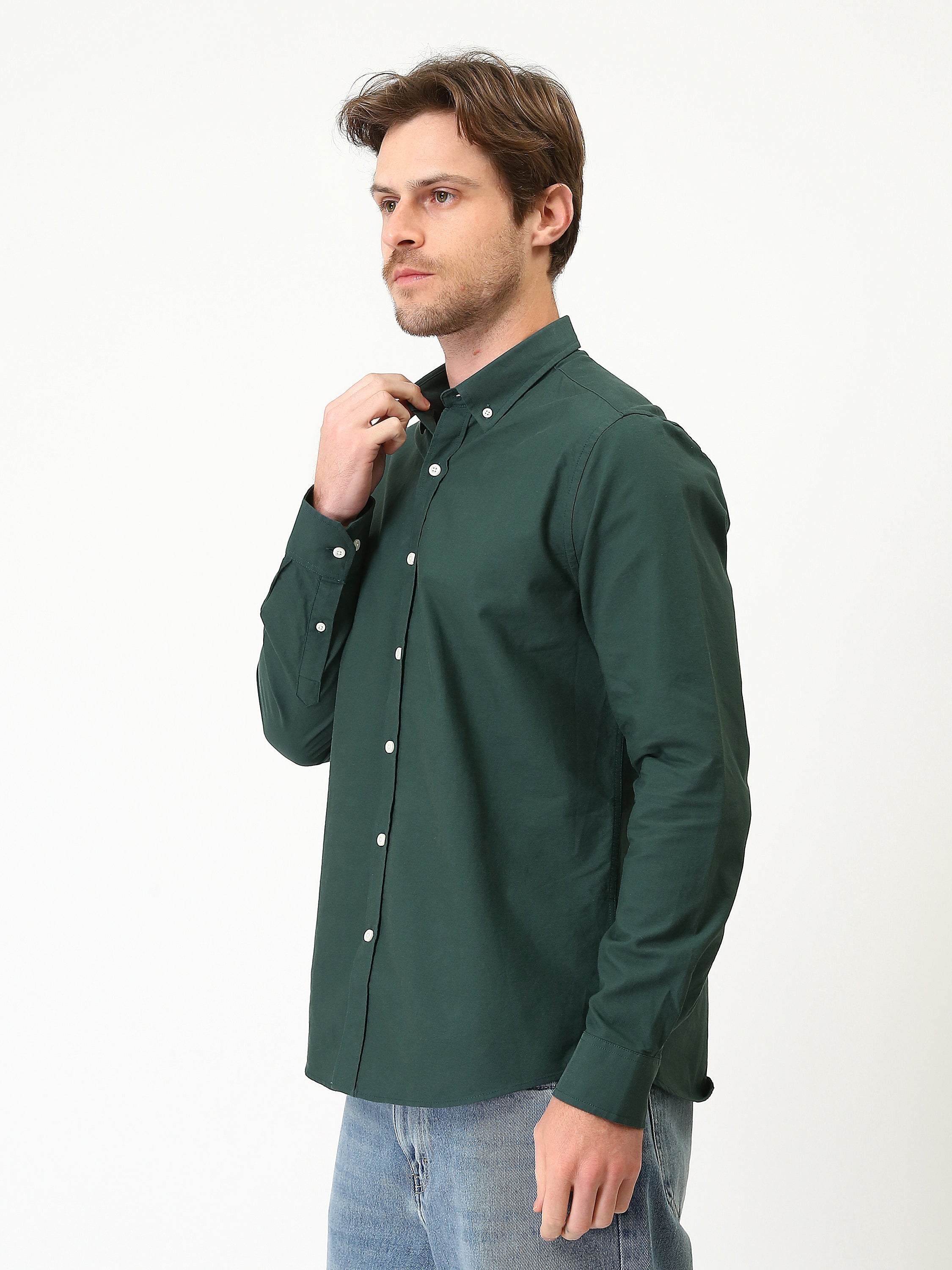 Chemise Homme à Col Boutonné et Manches Longues – Style Casual Chic - SHI25SEOR16950TM1