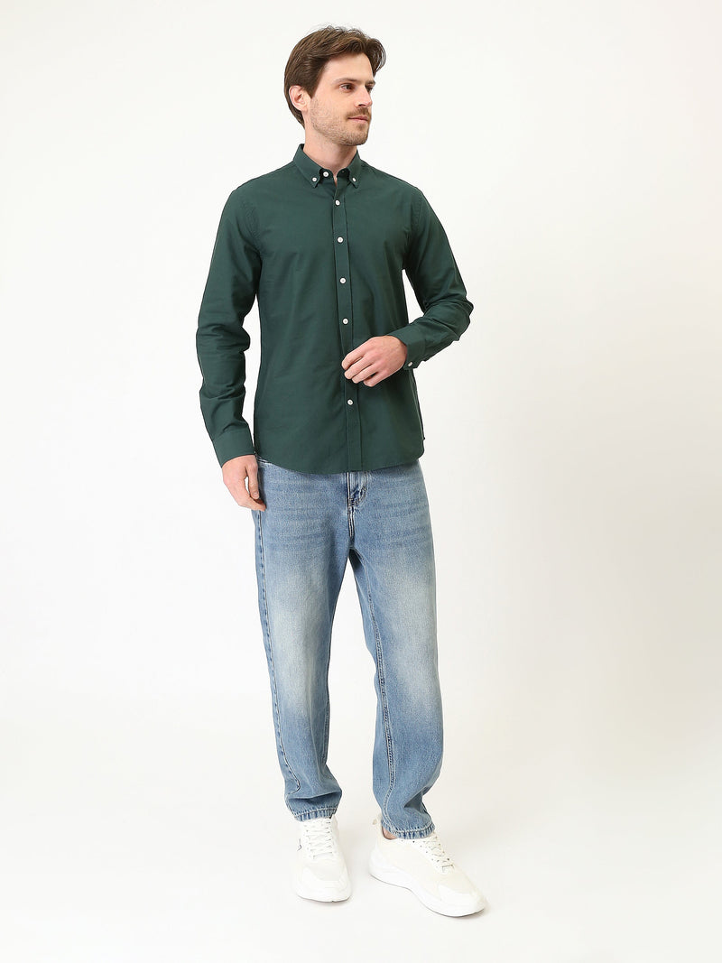 Chemise Homme à Col Boutonné et Manches Longues – Style Casual Chic - SHI25SEOR16950TM1