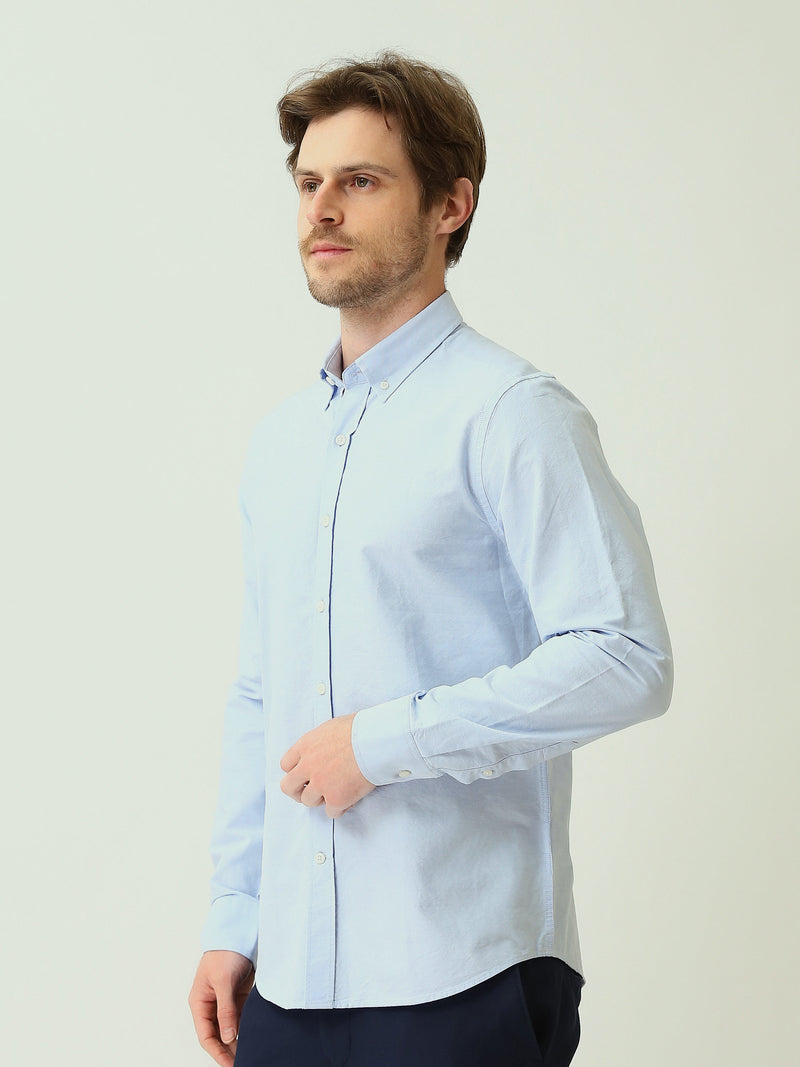 Chemise Homme à Col Boutonné et Manches Longues – Style Casual Chic - SHI25SEOR16950TM1