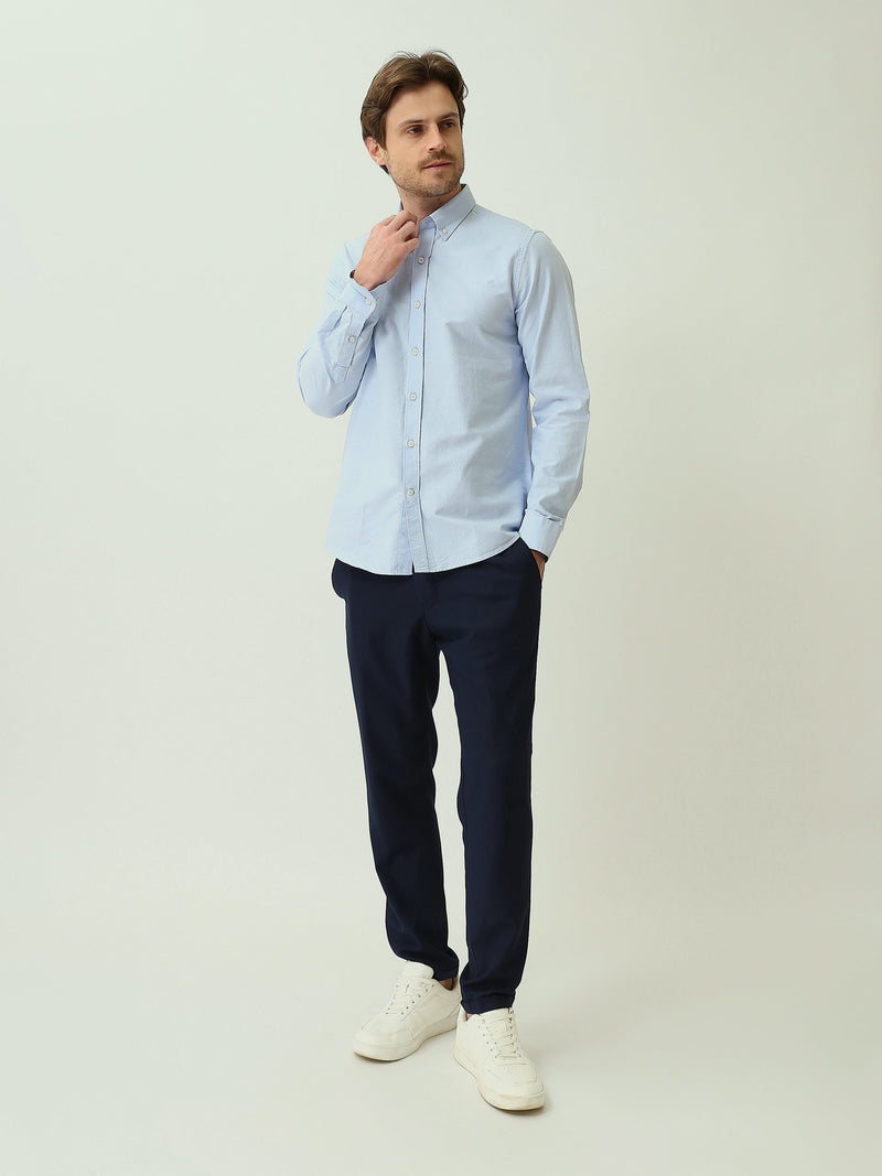 Chemise Homme à Col Boutonné et Manches Longues – Style Casual Chic - SHI25SEOR16950TM1