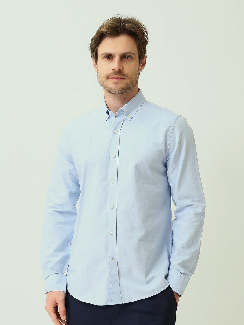 Chemise Homme à Col Boutonné et Manches Longues – Style Casual Chic - SHI25SEOR16950TM1