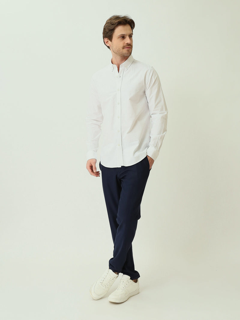 Chemise Homme à Col Boutonné et Manches Longues – Style Casual Chic - SHI25SEOR16950TM1