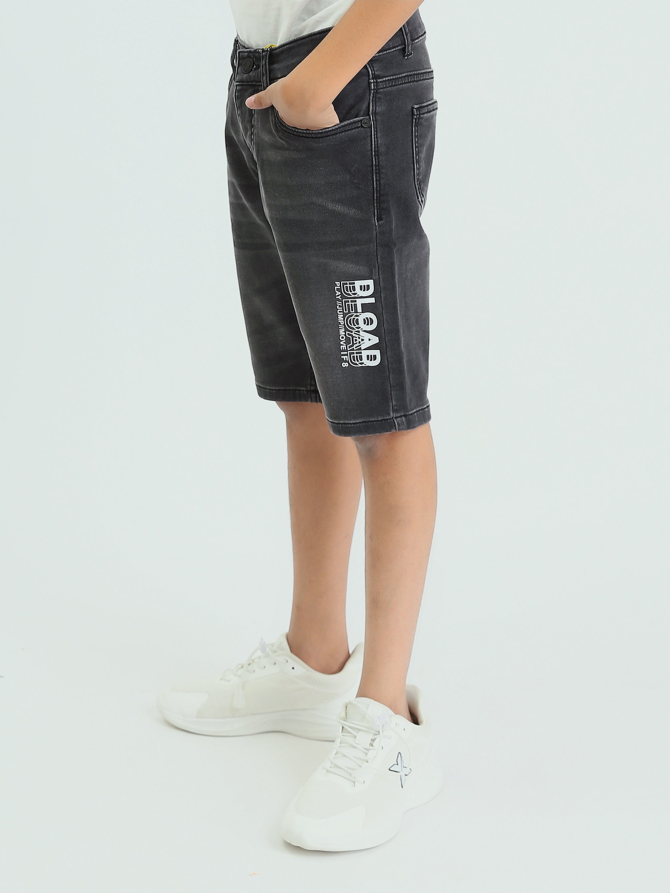 Shorts en Denim Garçon – Confort et Style Décontracté - SHR23SDPP31682TB1