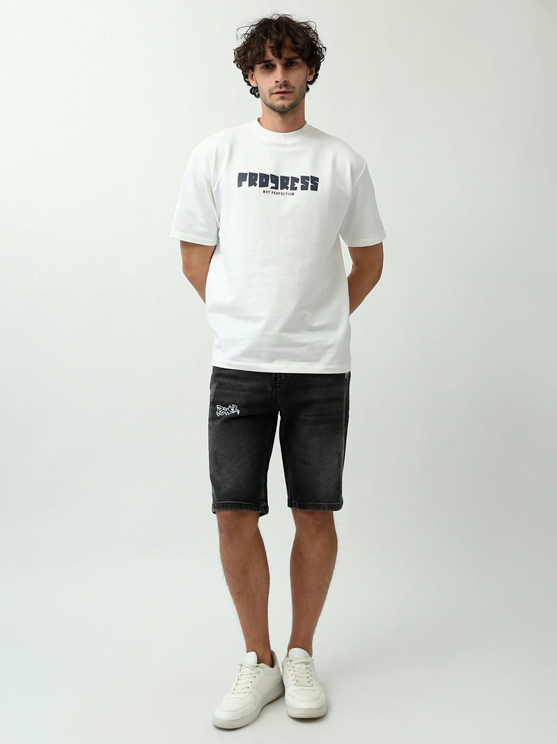 Short jean homme noir – Regular Fit - SHR24SDSP30194TM1