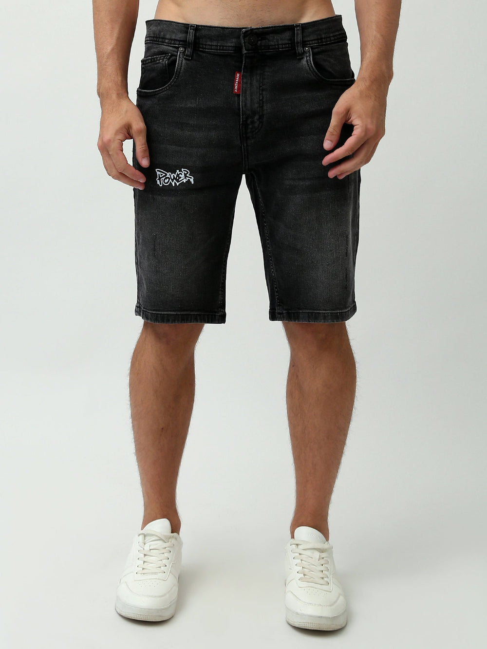 Short jean homme noir – Regular Fit - SHR24SDSP30194TM1