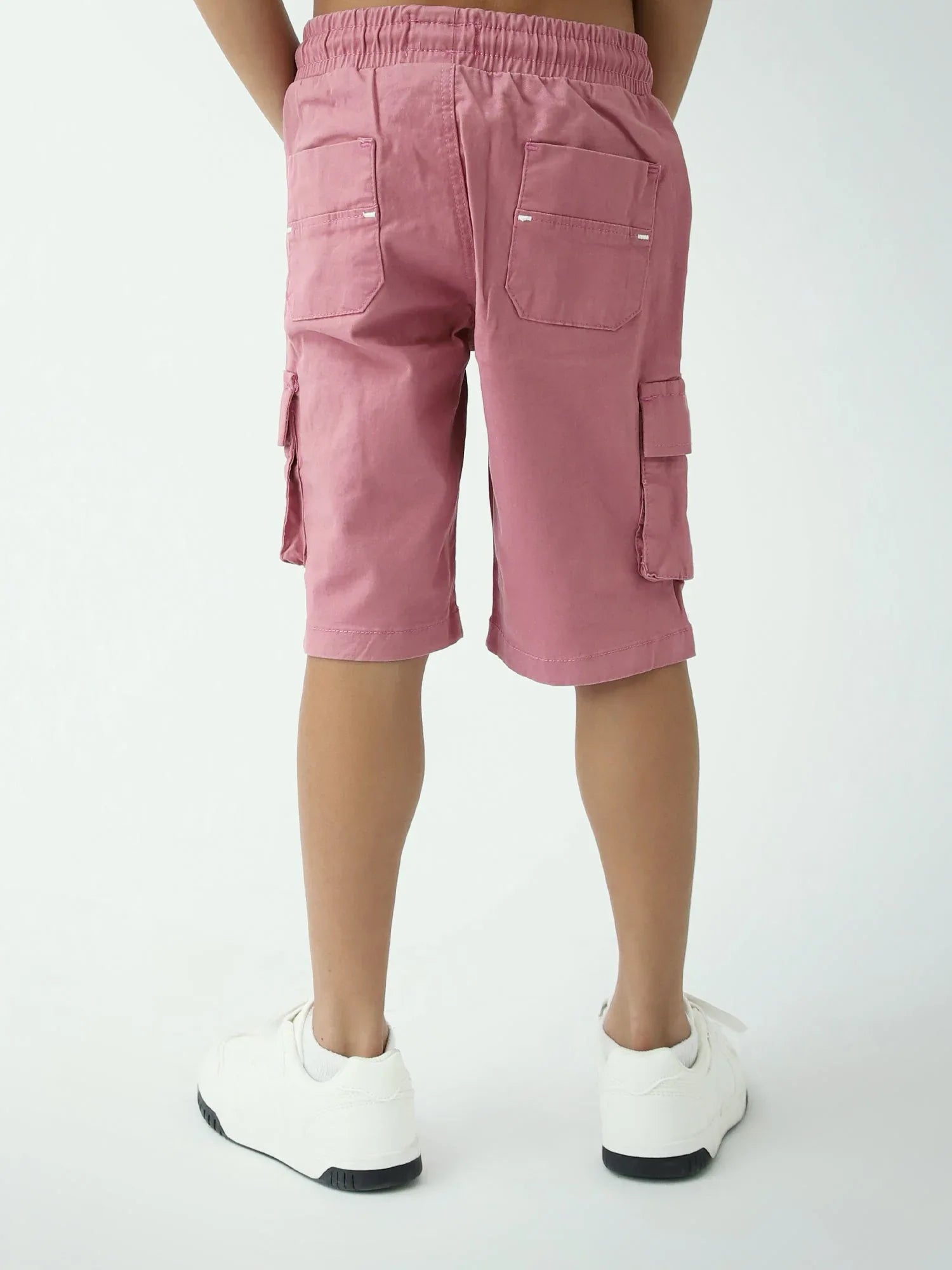 Short cargo garçon avec poches et taille élastique – SHR24SGBC75307MB1 - Justyol