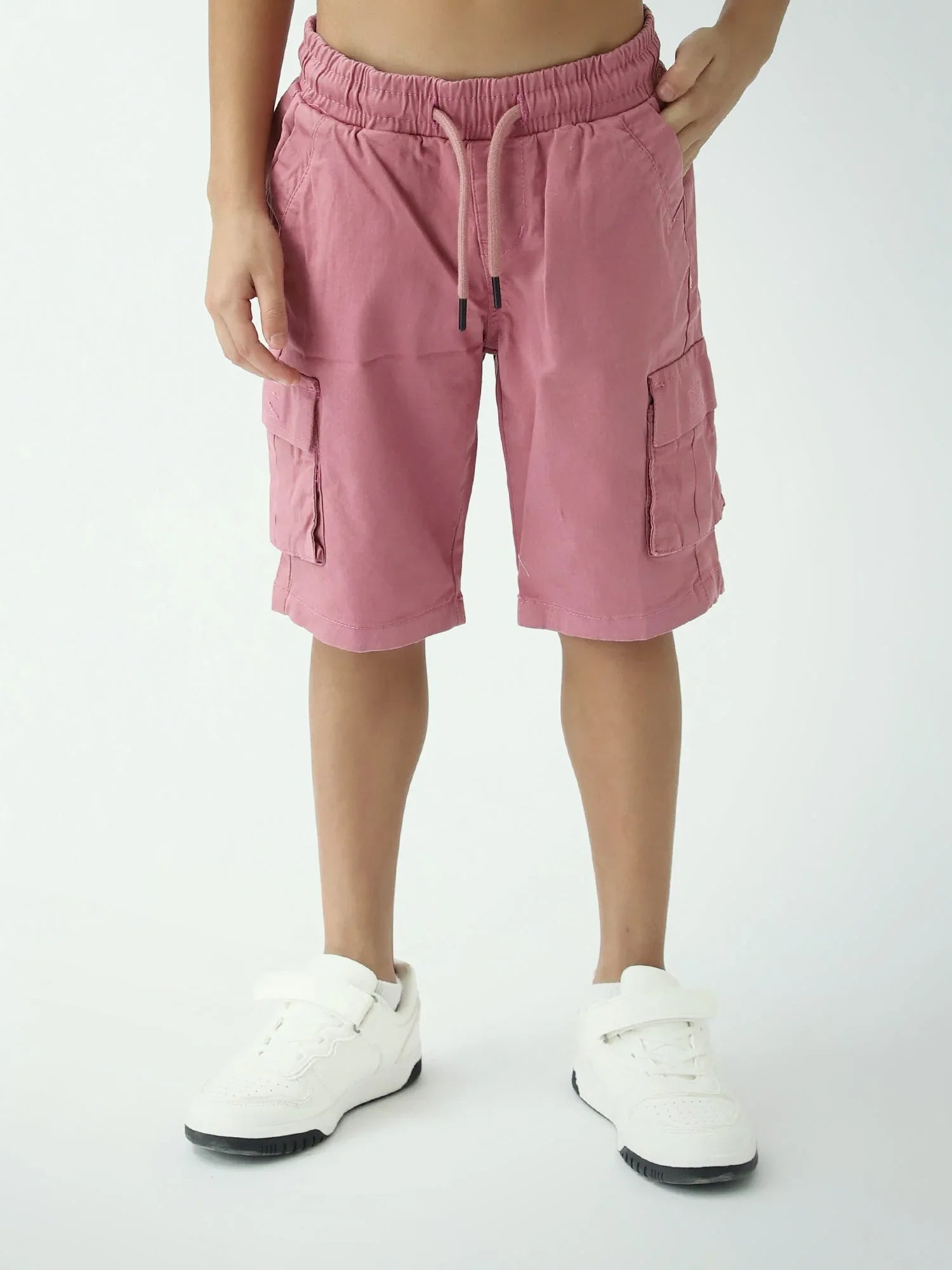 Short cargo garçon avec poches et taille élastique – SHR24SGBC75307MB1 - Justyol