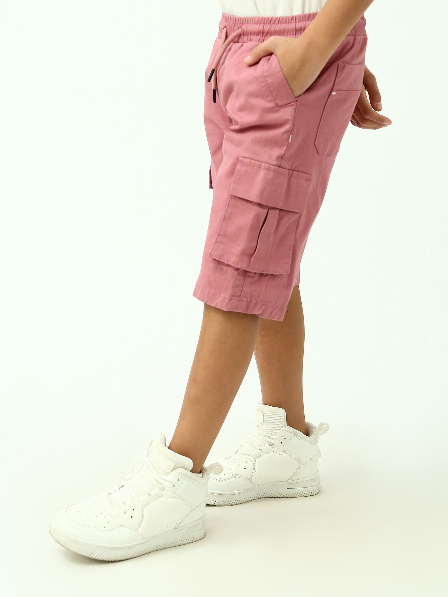 Short cargo ado garçon avec poches et taille élastique – SHR24SGBC75307MJ1