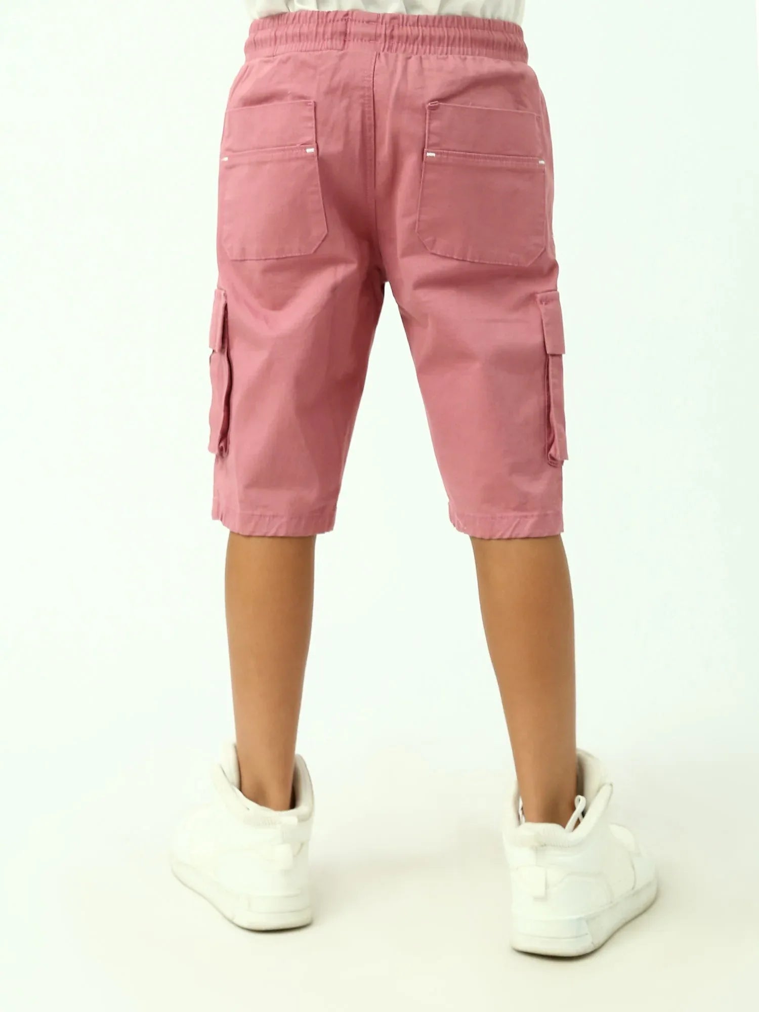 Short cargo ado garçon avec poches et taille élastique – SHR24SGBC75307MJ1 - Justyol
