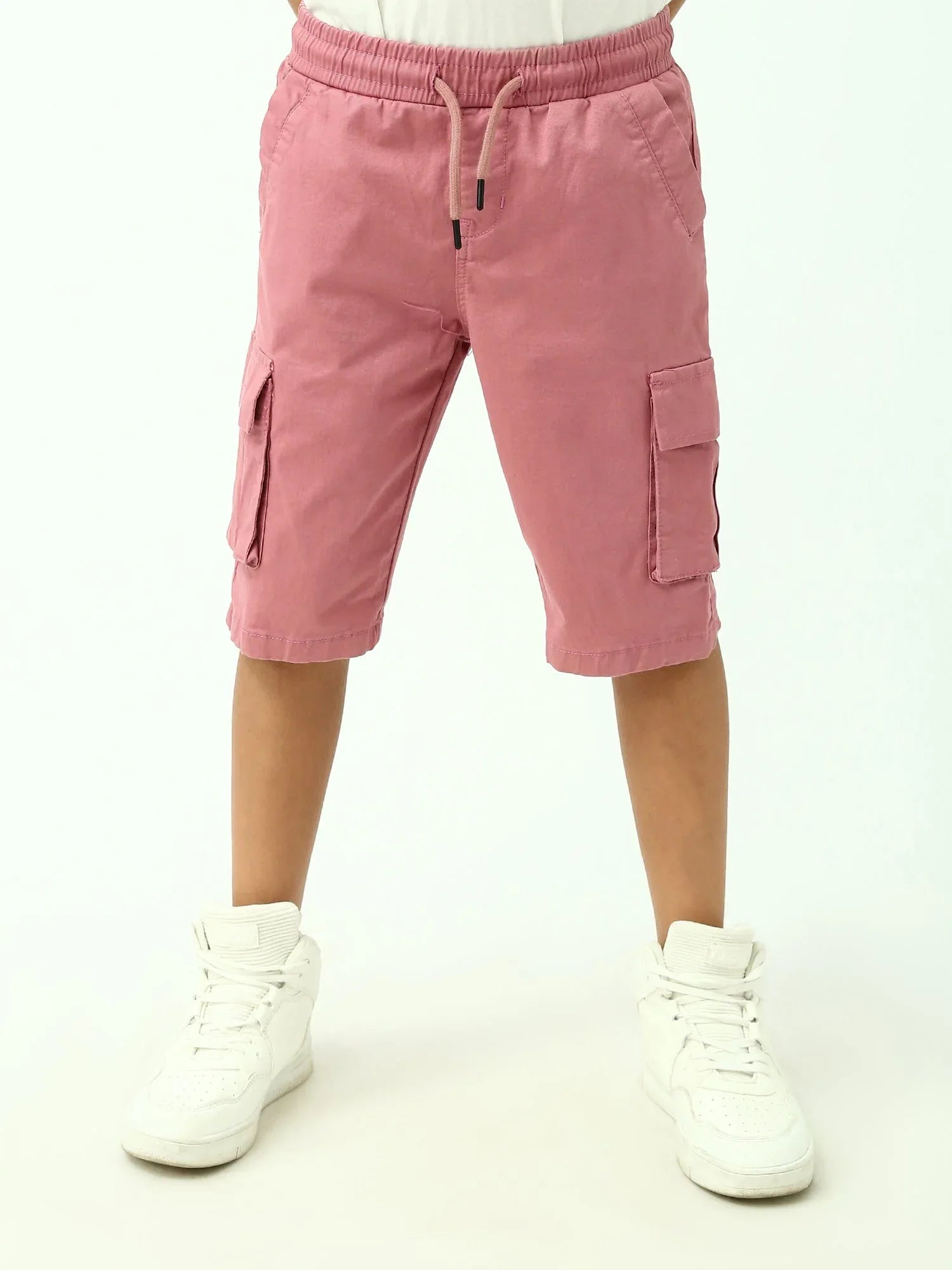 Short cargo ado garçon avec poches et taille élastique – SHR24SGBC75307MJ1 - Justyol