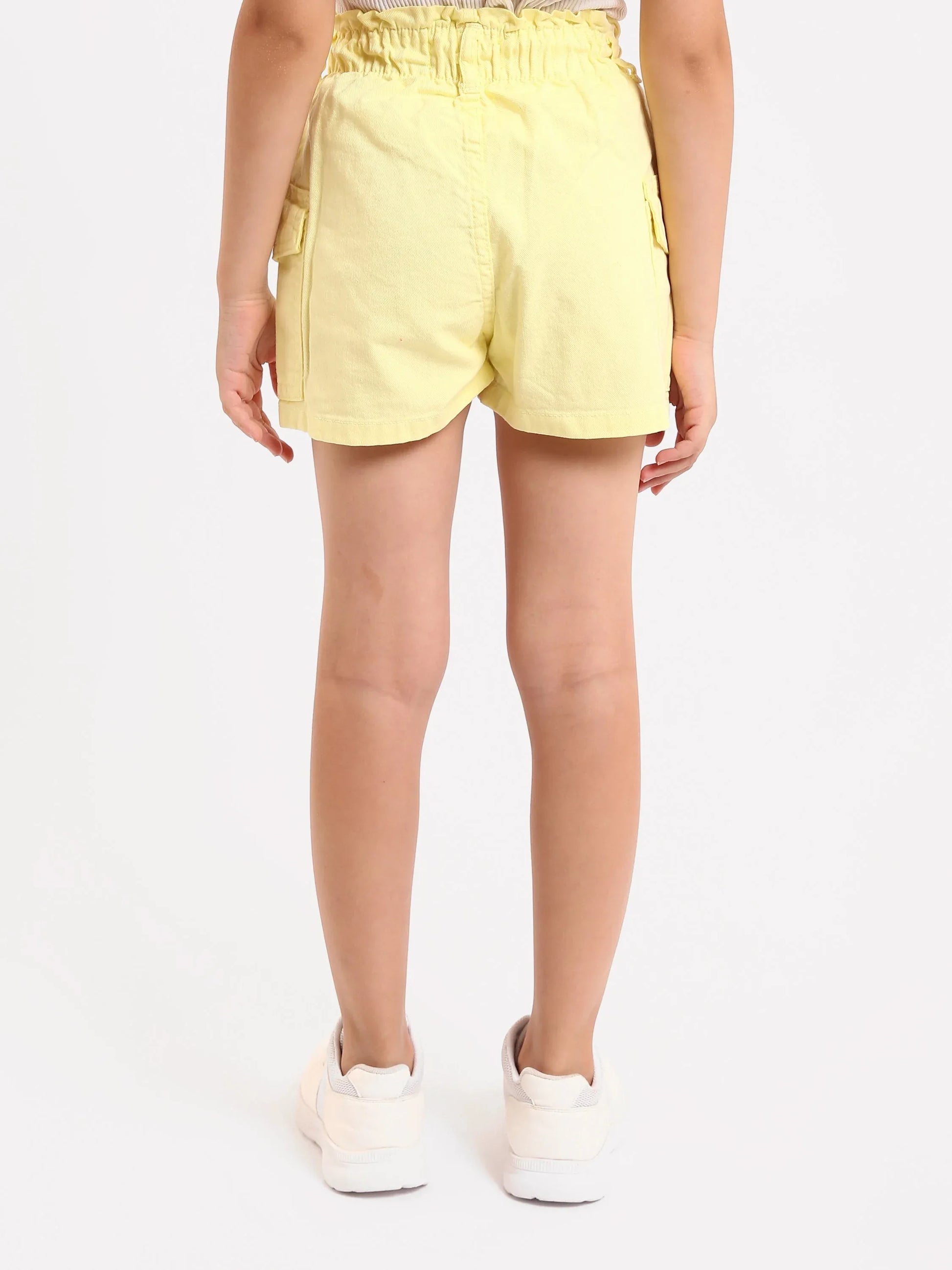 Shorts cargo fille beige et jaune - SHR24SGBP70622MG1 - Justyol