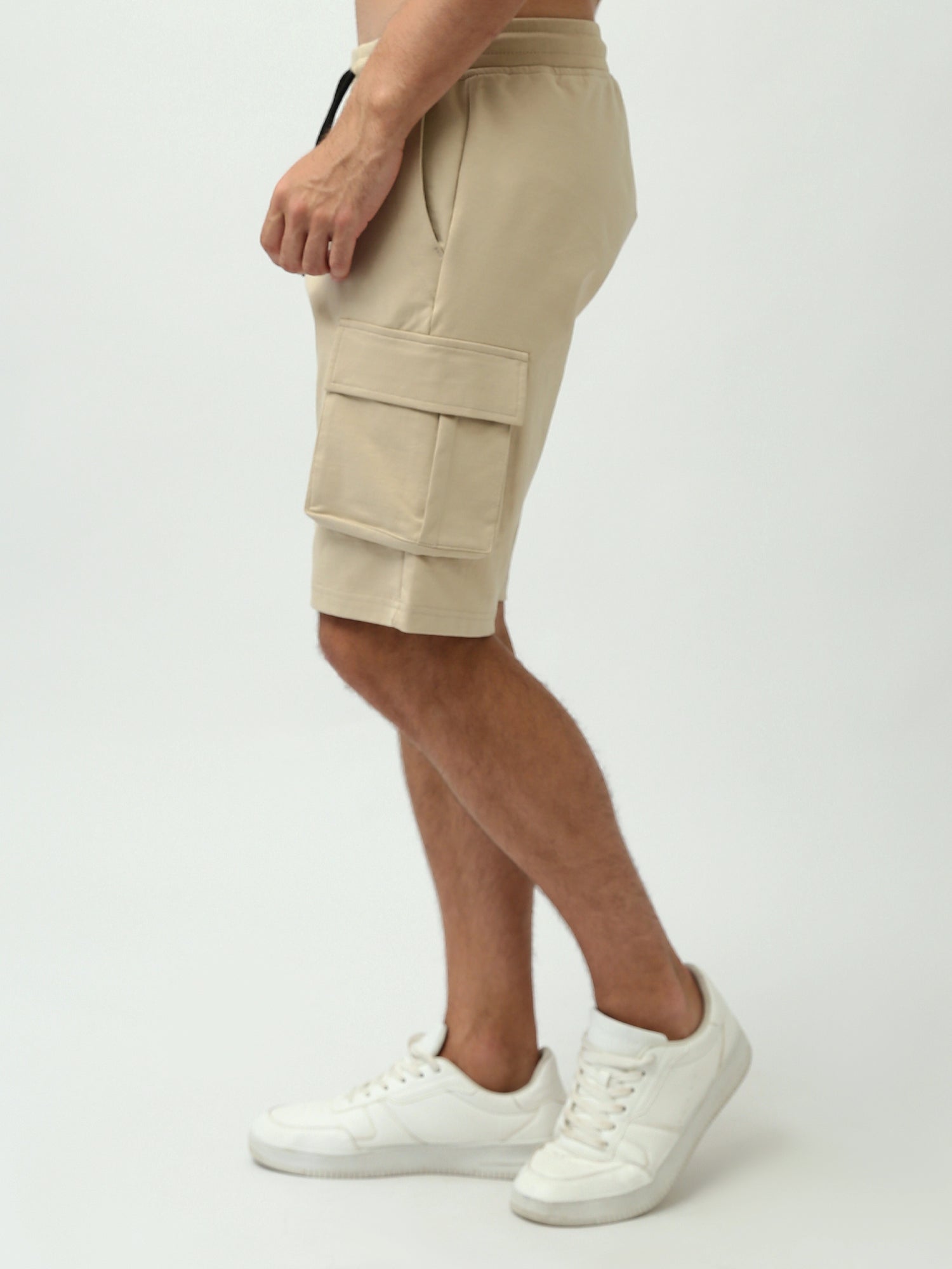 Short cargo pour homme avec poches latérales et taille élastique - SHR24SMBC29159TM1