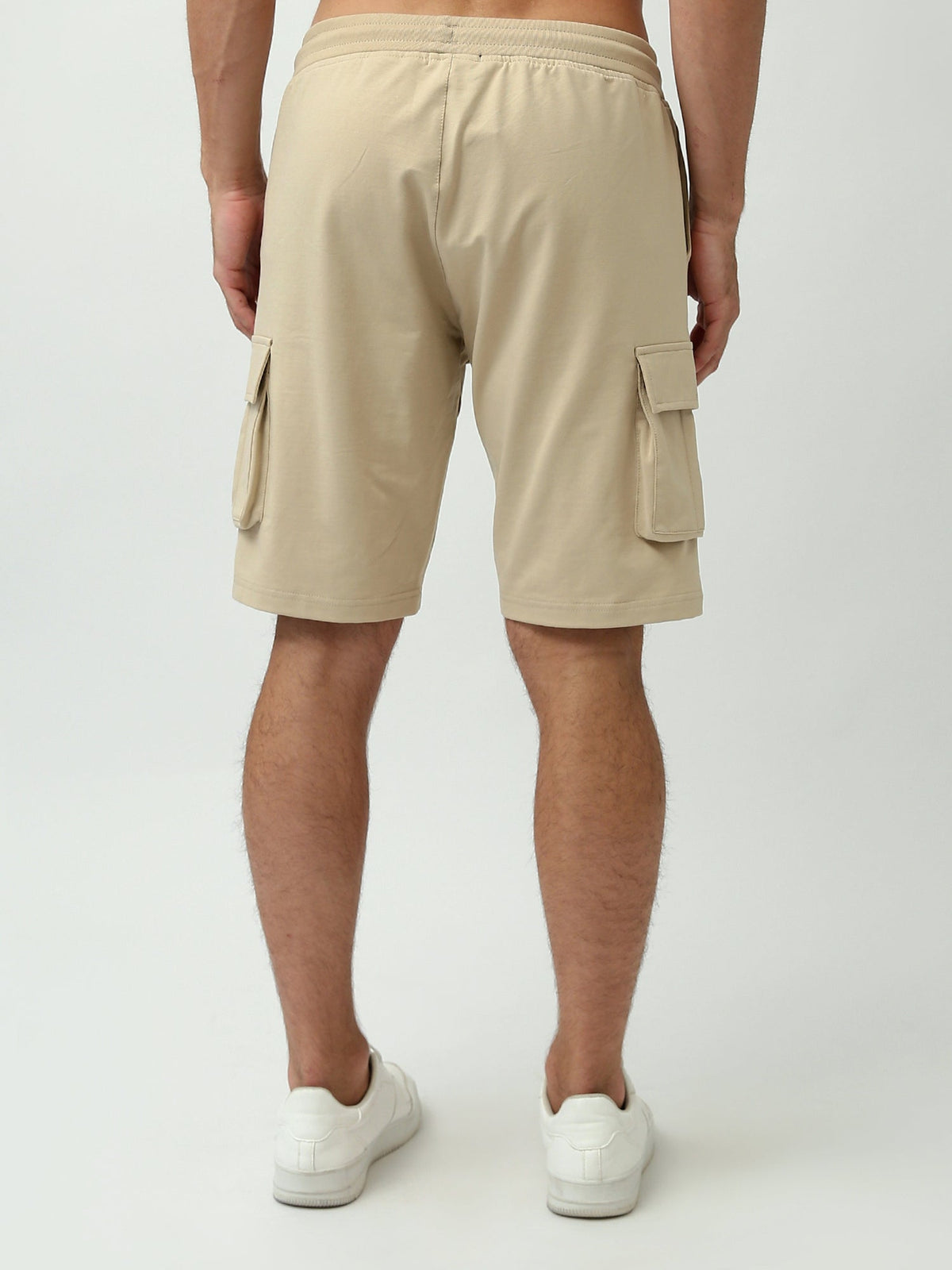 Short cargo pour homme avec poches latérales et taille élastique - SHR24SMBC29159TM1