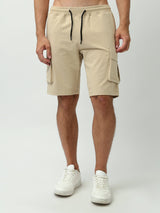 Short cargo pour homme avec poches latérales et taille élastique - SHR24SMBC29159TM1