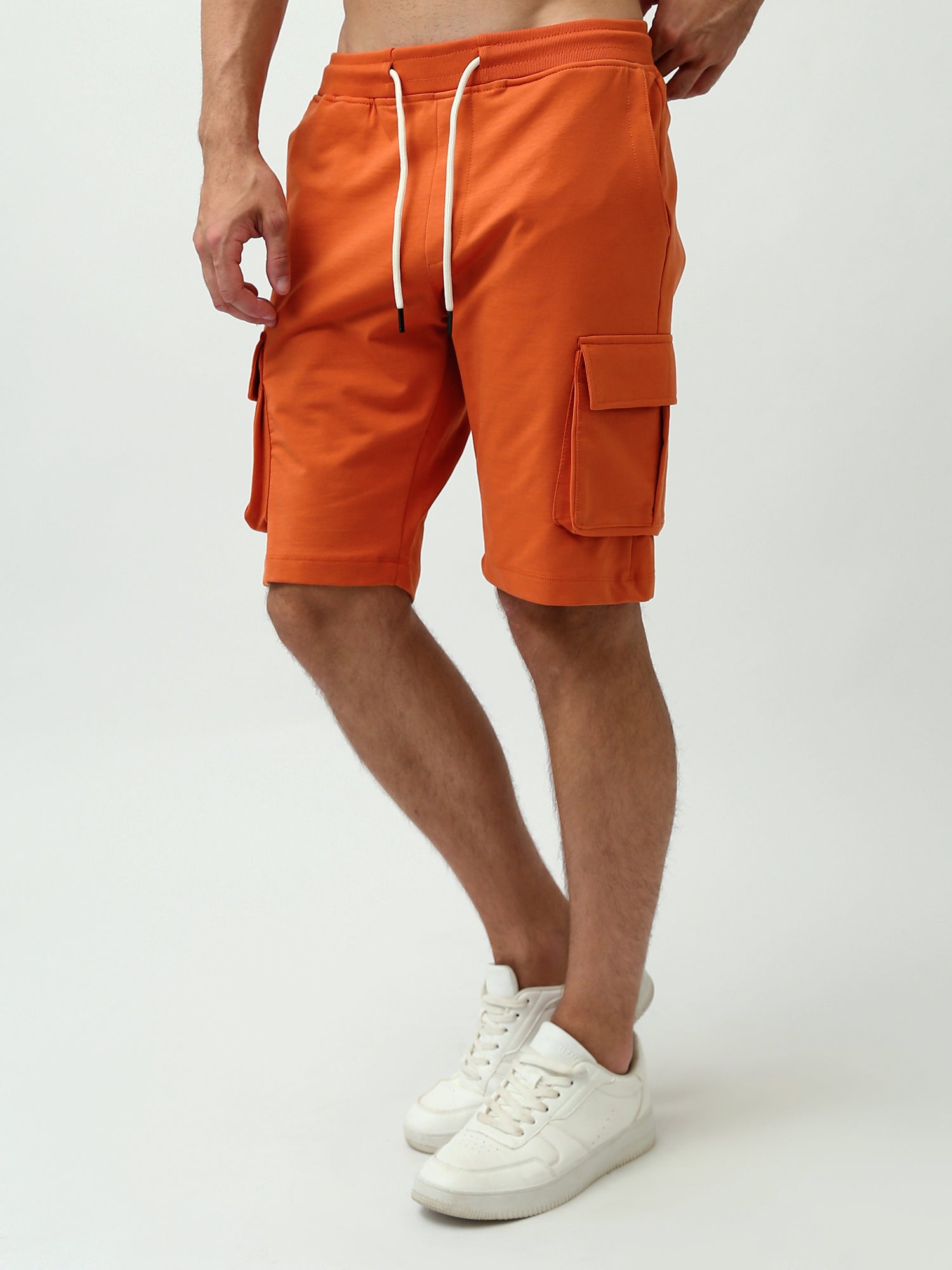 Short cargo pour homme avec poches latérales et taille élastique - SHR24SMBC29159TM1