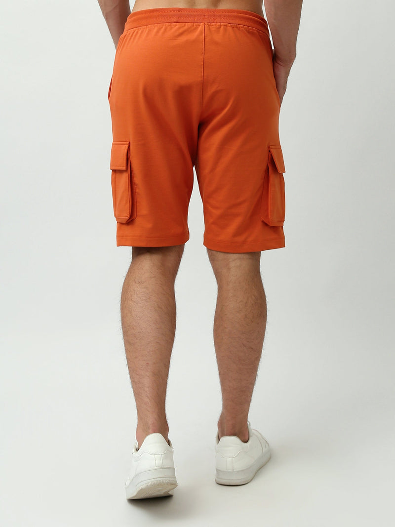 Short cargo pour homme avec poches latérales et taille élastique - SHR24SMBC29159TM1