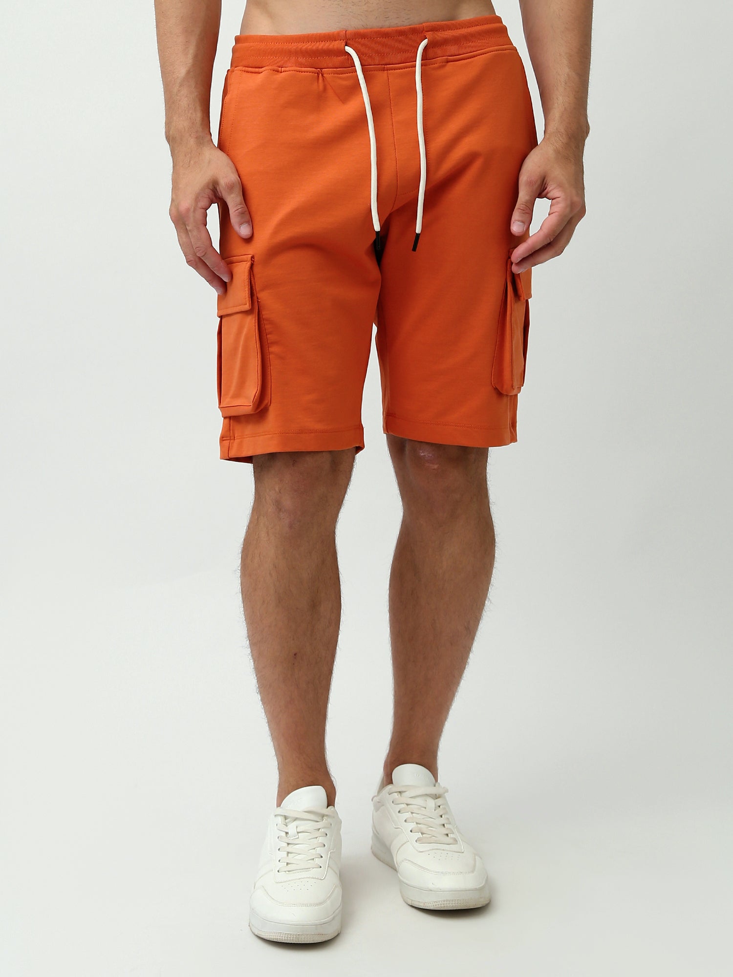 Short cargo pour homme avec poches latérales et taille élastique - SHR24SMBC29159TM1