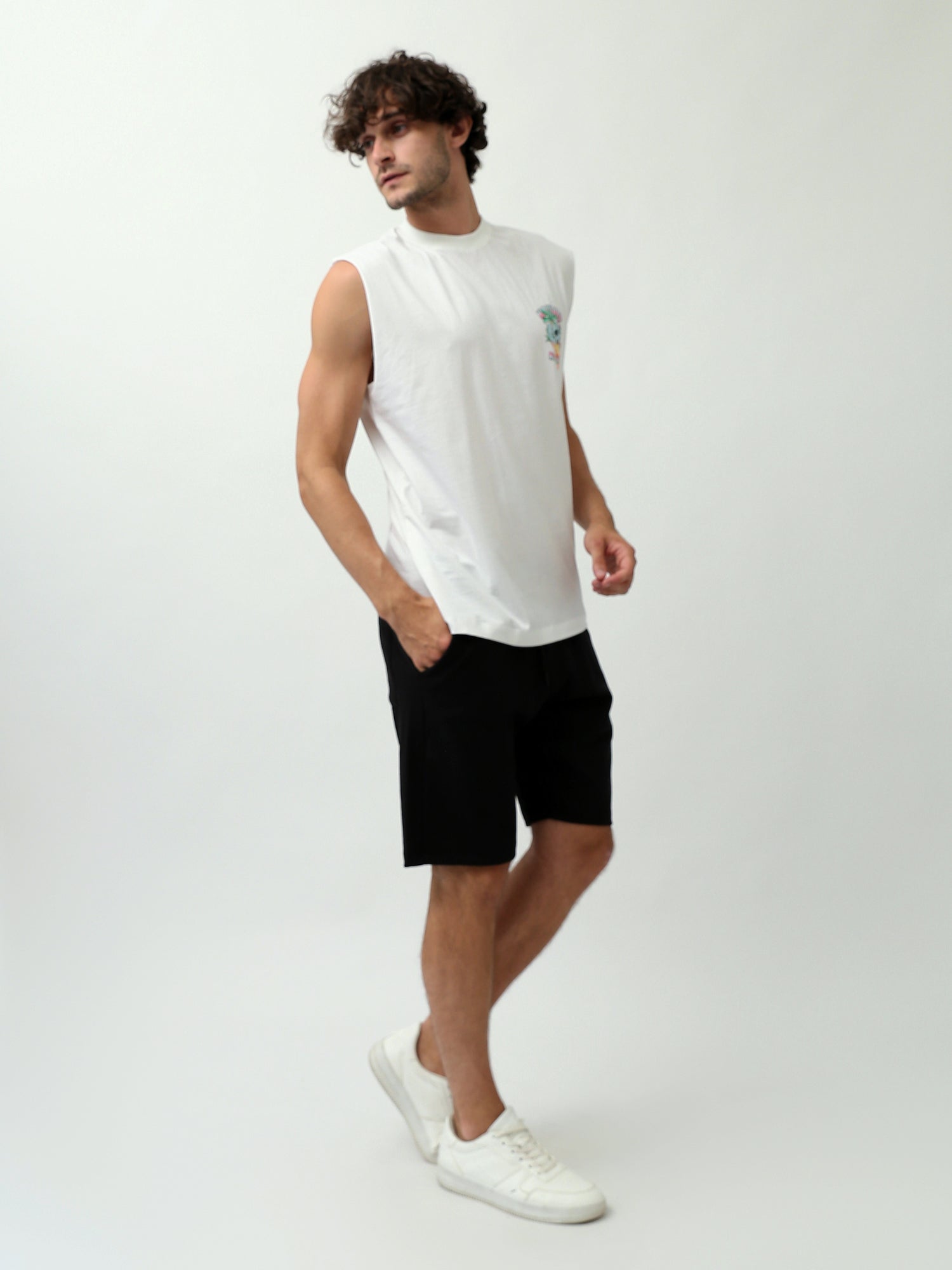Short de sport pour homme avec taille élastique - SHR24SMBX15003TM1