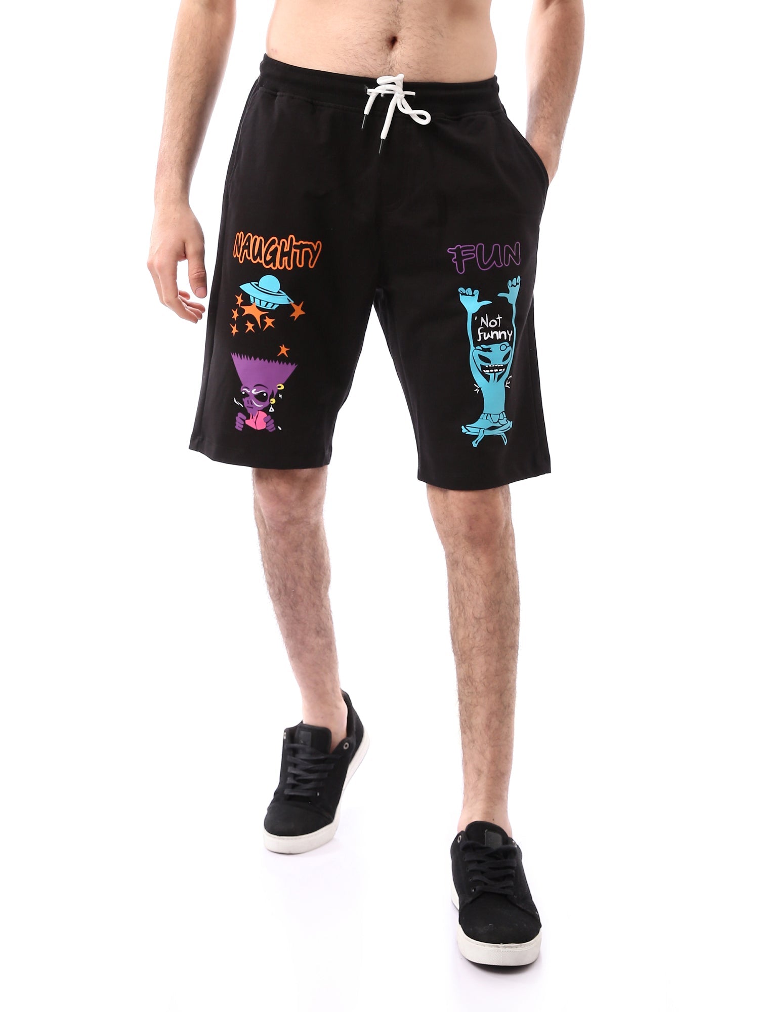 Short Homme Comfort Fit – Imprimé ‘Naughty & Fun’ – SHR24SMPS29160TM1