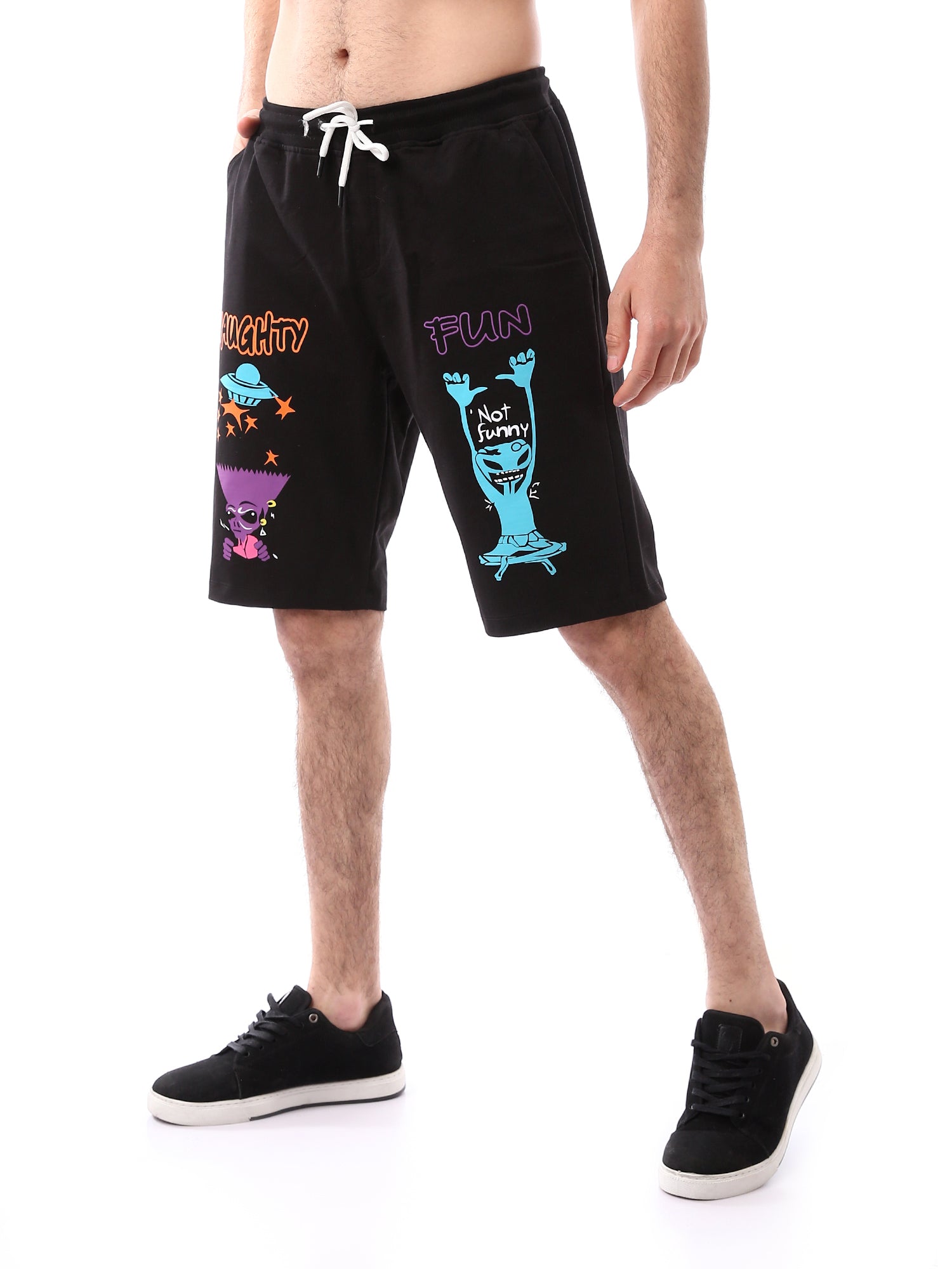 Short Homme Comfort Fit – Imprimé ‘Naughty & Fun’ – SHR24SMPS29160TM1