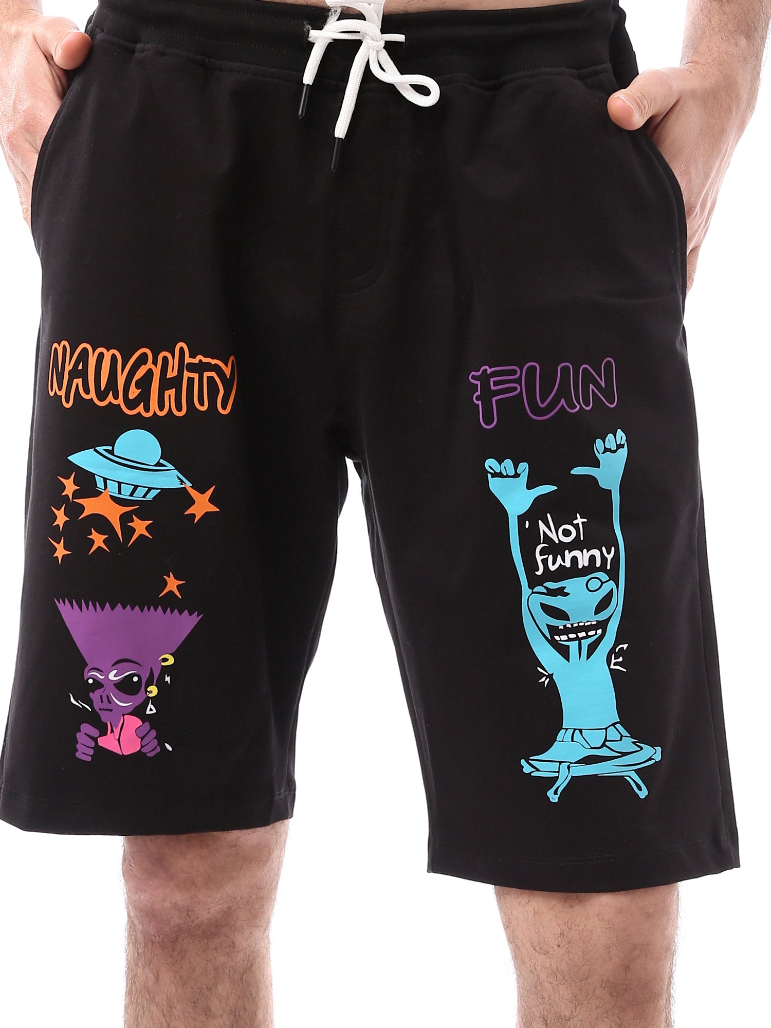 Short Homme Comfort Fit – Imprimé ‘Naughty & Fun’ – SHR24SMPS29160TM1