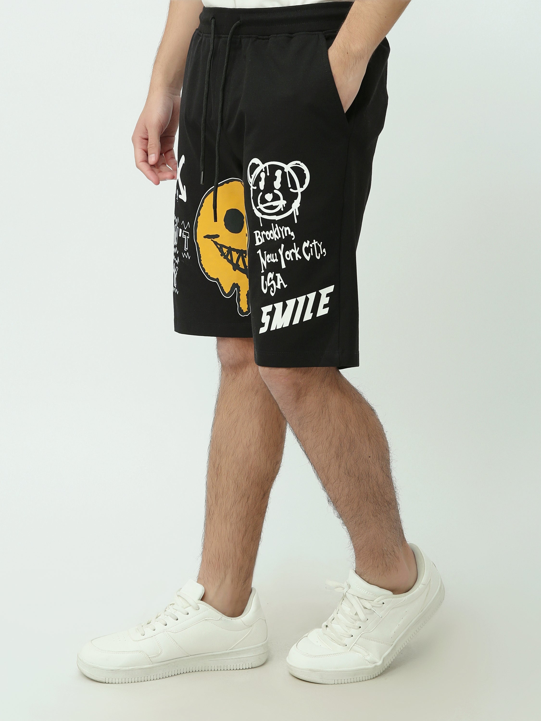 Short homme cargo imprimé – Comfort Fit - SHR24SMPS29162TM1