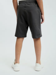 Short Enfant Gris Foncé avec Imprimé Unique – Style Confortable - SHR24SMPS32116TB1