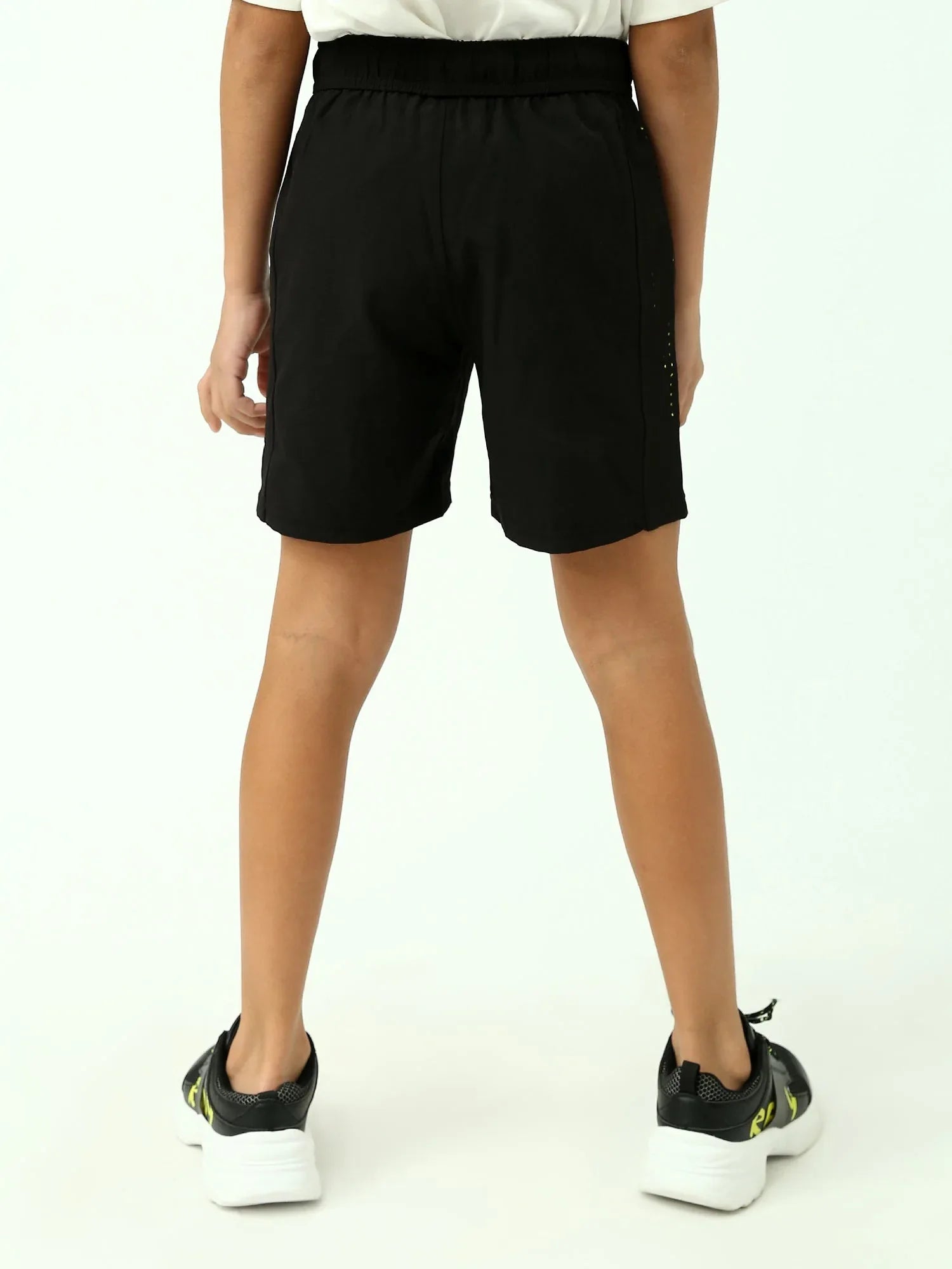 Short ado garçon noir sport Push Up avec cordon et poches – été - SHR24SSPS75643MJ1 - Justyol