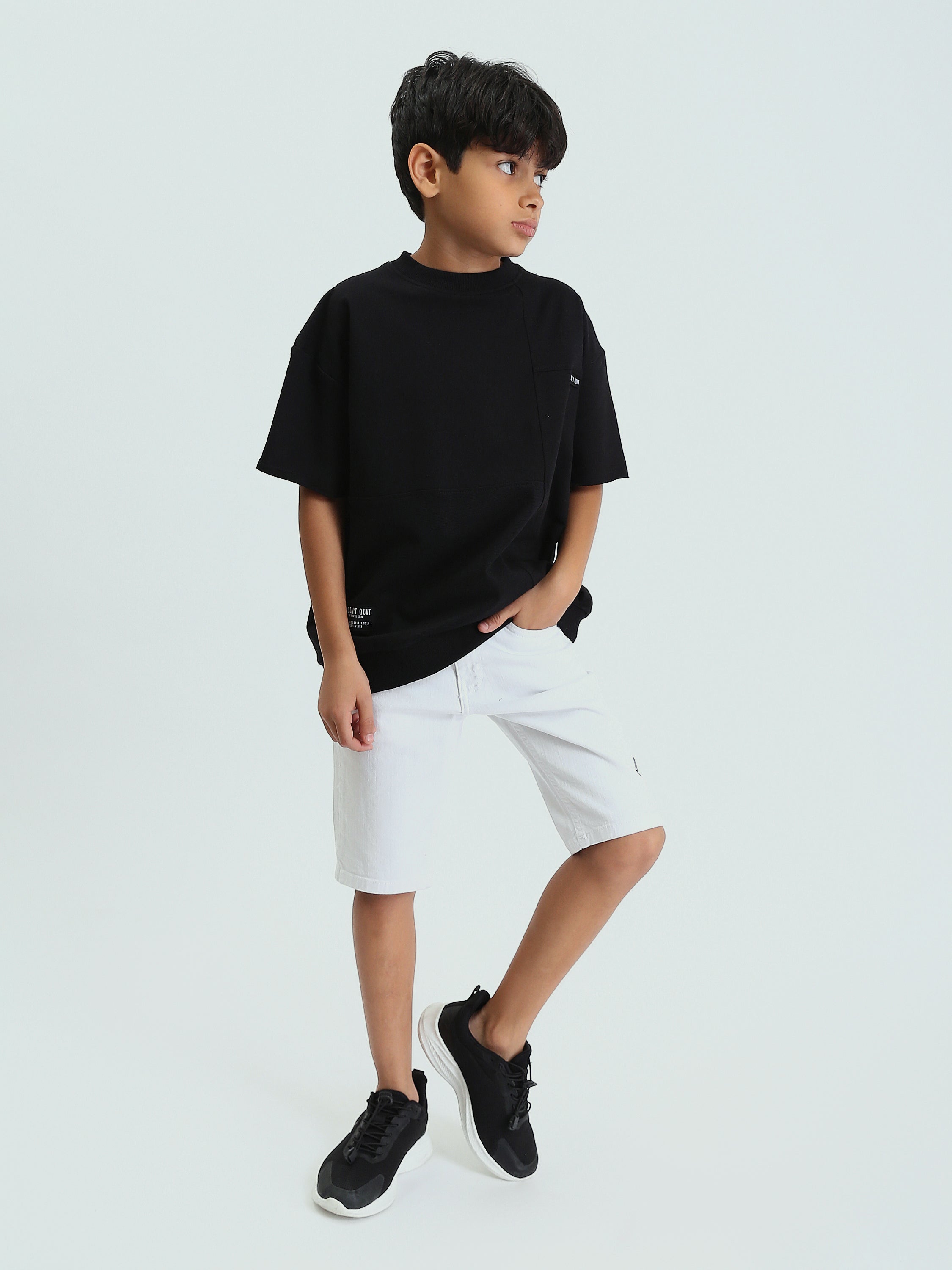 Short pour enfants au design moderne et impression distinctive - SHR25SDPP31712TB1