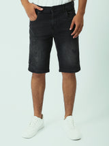 Short en jean pour homme au design moderne de couleur bleu clair - SHR25SDSP30199TM1