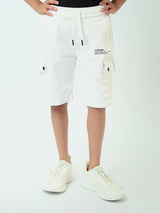 Short cargo enfant garçon avec taille élastique et cordon de serrage – SHR25SDXX30208TB1