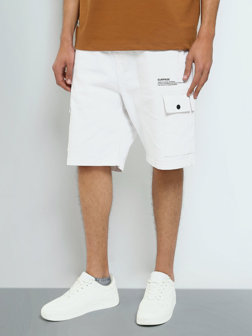 Short Cargo Homme Coupe Relaxed avec Poches Latérales - SHR25SDXX30208TM1