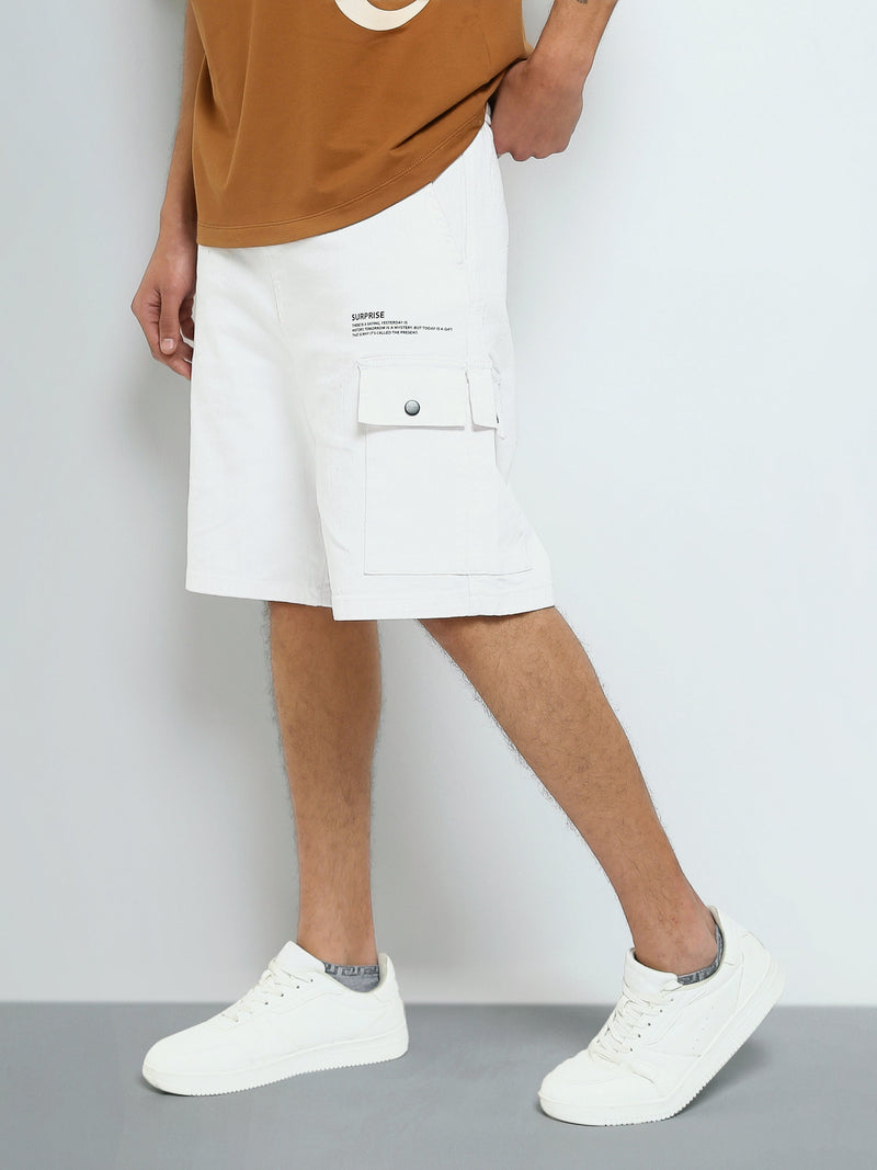 Short Cargo Homme Coupe Relaxed avec Poches Latérales - SHR25SDXX30208TM1