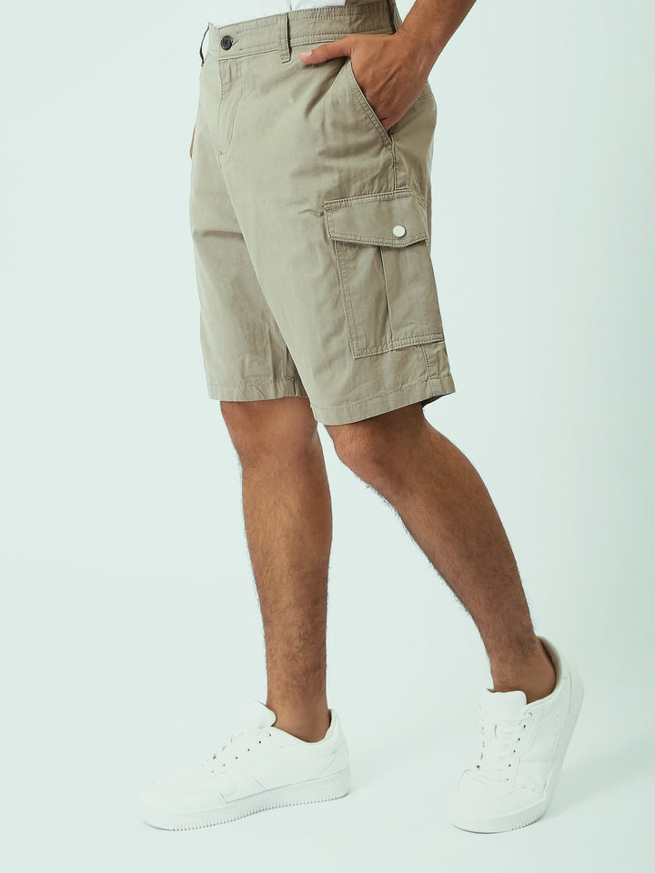 Short Homme Regular Fit Style Cargo à Poches Latérales - SHR25SLBC23184TM1