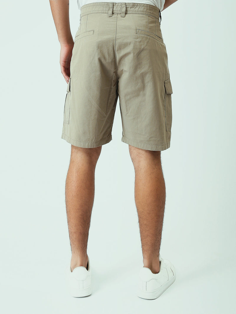 Short Homme Regular Fit Style Cargo à Poches Latérales - SHR25SLBC23184TM1