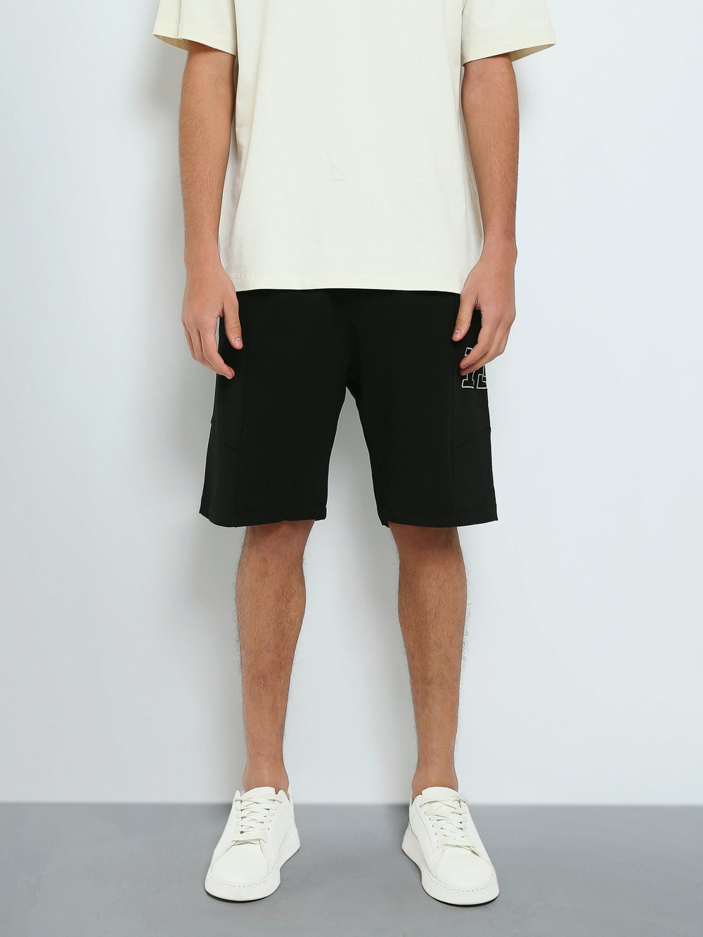 Short Homme Décontracté à Taille Élastique et Imprimé - SHR25SMDS29171TM1