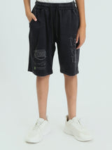 Short enfant au design moderne avec imprimé artistique – SHR25SMWS29167TB1