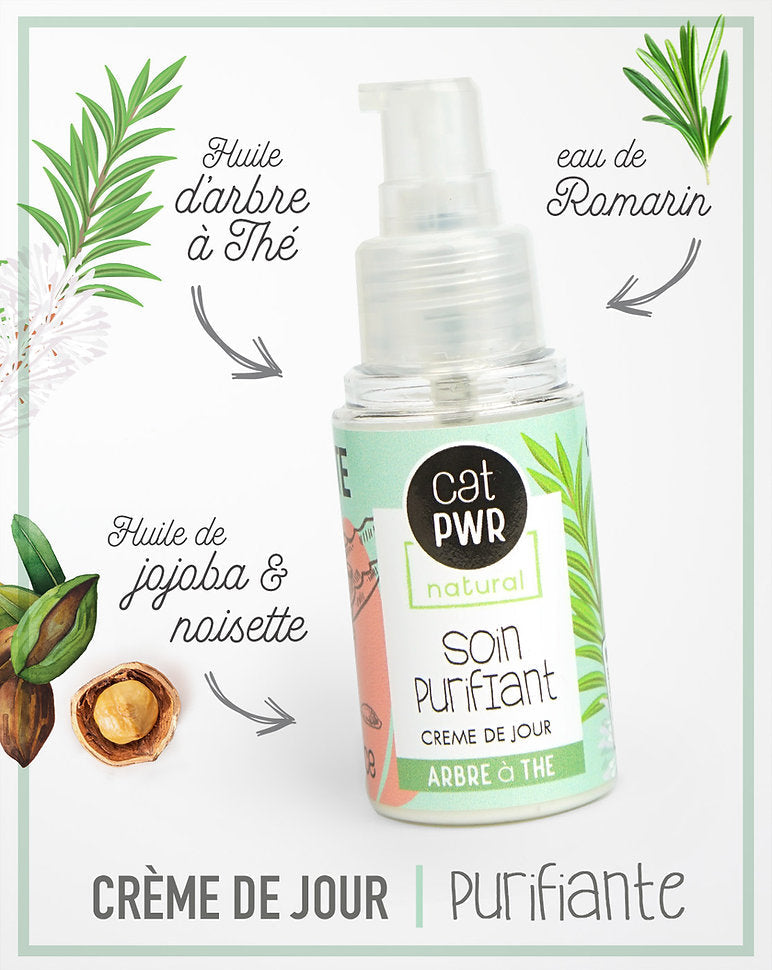 SOIN PURIFIANT Crème de Jour Peau Mixte à Grasse ou Acnéique | UrbanK URBANK