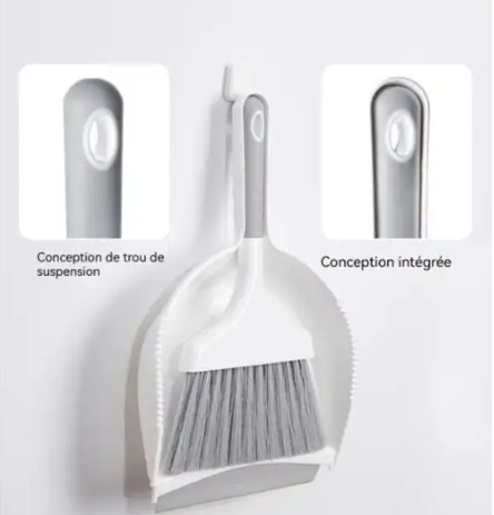 Ensemble Pelle et Mini Balai de Bureau KATEI STORY – Design Compact Idéal Espace de Travail
