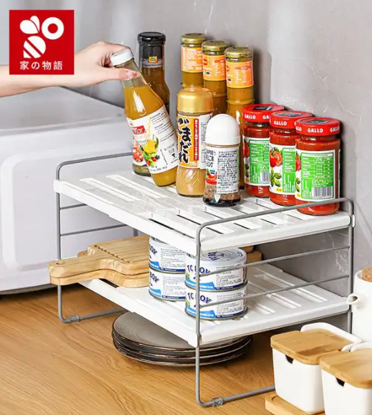 Katei story - Étagère extensible de rangement 40 x 25.7 x 25.2 cm — modulable, ajustable et gain de place